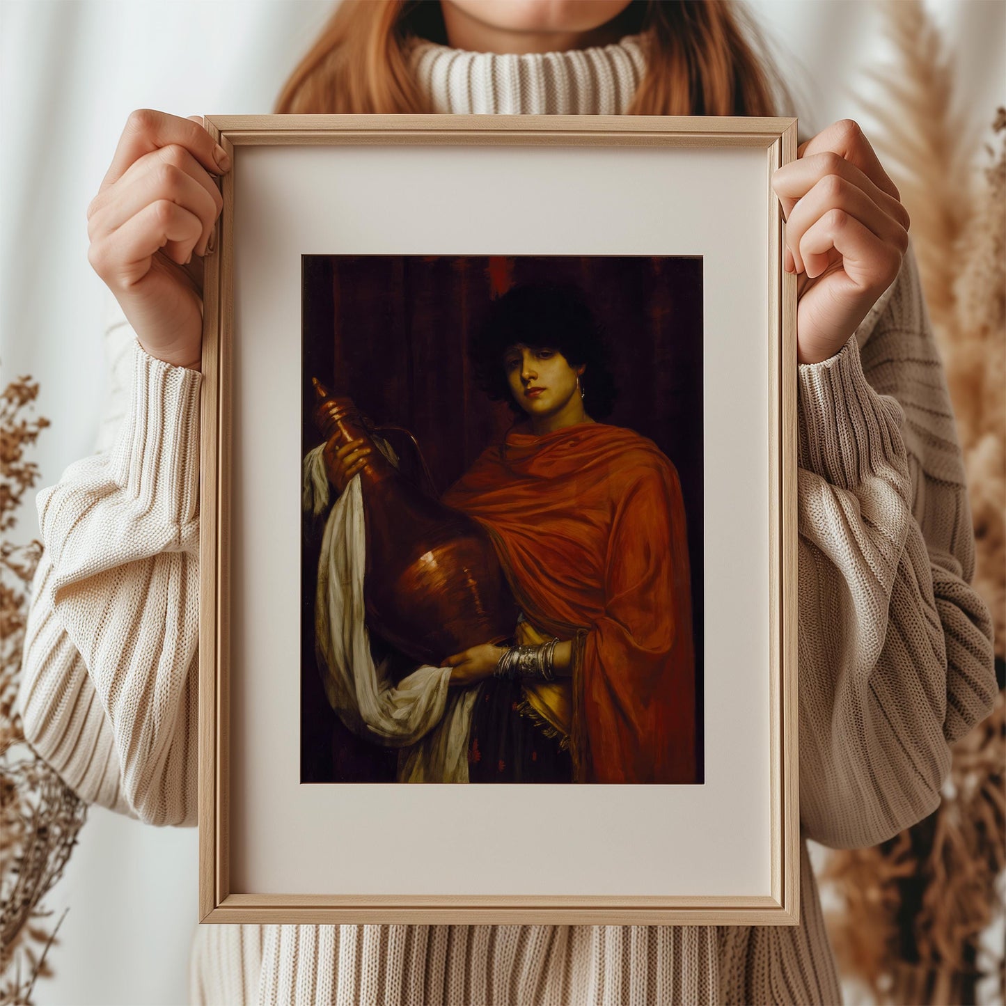 Ayesha by Valentine Cameron Prinsep 1887 | Pre-Raphaelite Art Print (D0253)