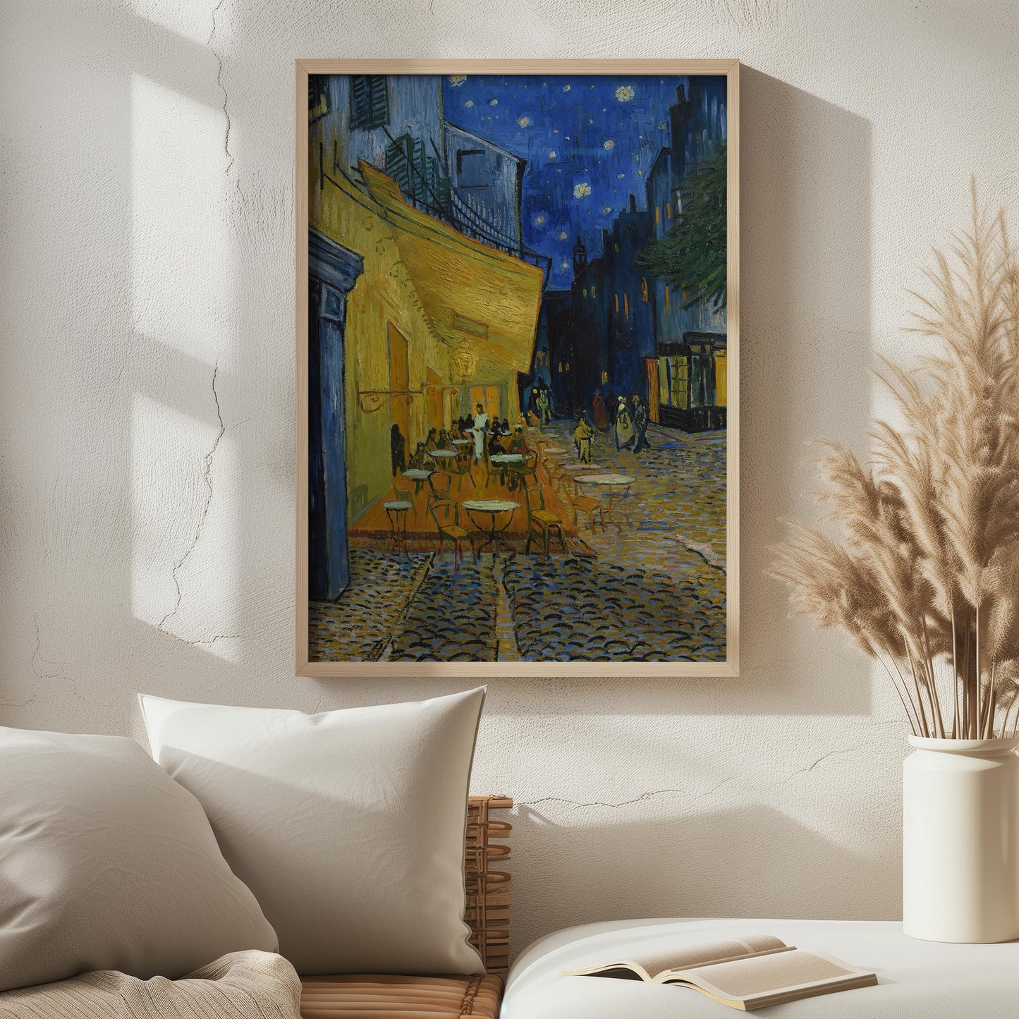 Café Terrace at Night by Vincent van Gogh 1888 | Post-Impressionism Art Print (B4075)