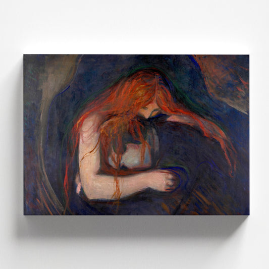 Vampire by Edvard Munch (1895) | Expressionism, Symbolism (D0021)