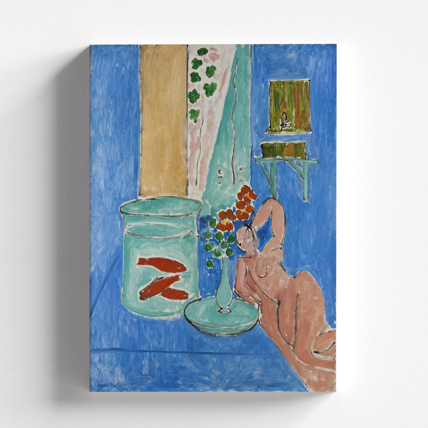 Goldfish and Sculpture by Henri Matisse 1912 | Fauvist Still Life Art Print (B4762)