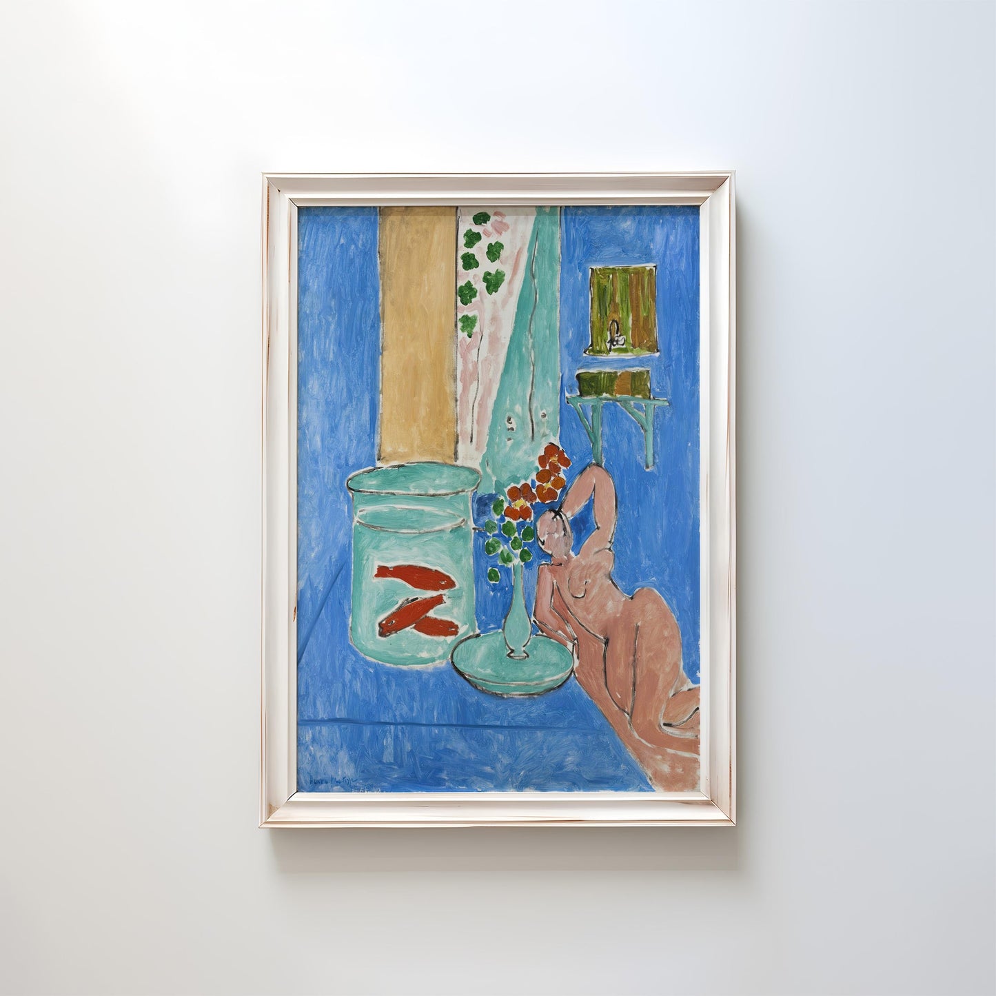 Goldfish and Sculpture by Henri Matisse 1912 | Fauvist Still Life Art Print (B4762)