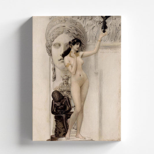 Allegory of Sculpture by Gustav Klimt (1889) | Art Nouveau (Modern), Allegorical (B4696)