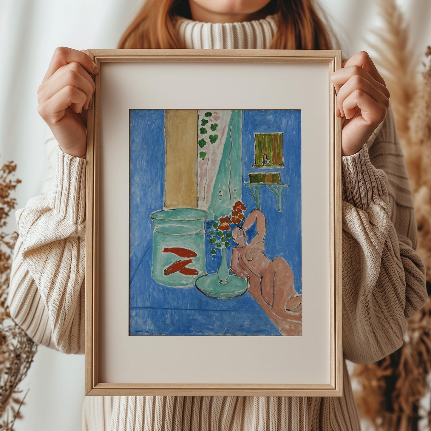 Goldfish and Sculpture by Henri Matisse 1912 | Fauvist Still Life Art Print (B4762)