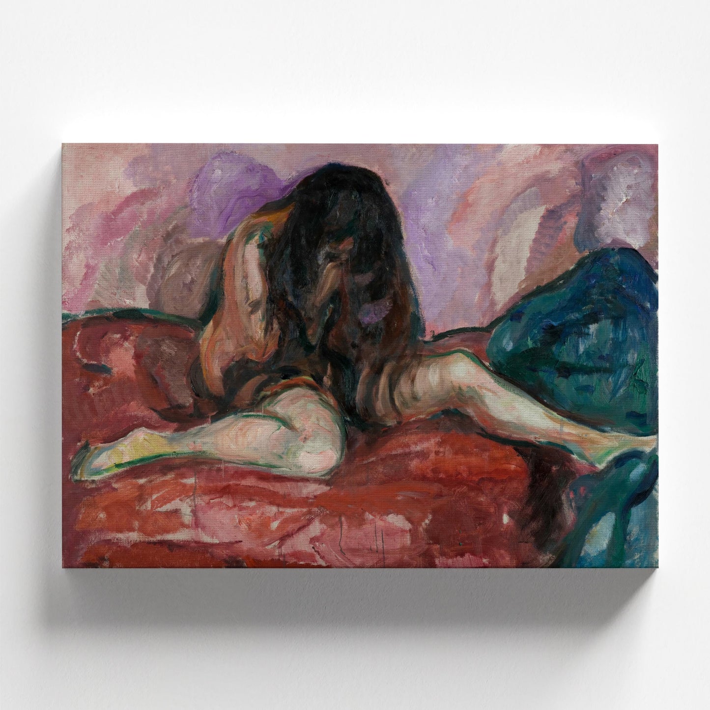 Weeping Nude (Nude I) by Edvard Munch (1913-14) | Expressionism, Figurative Art (D0022)