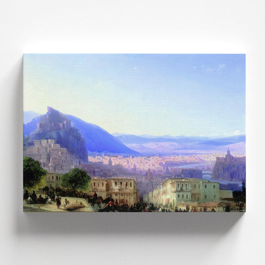 View of Tiflis from Seid-Abaz by Ivan Aivazovsky 1868 | Romantic Art Print (B4100)