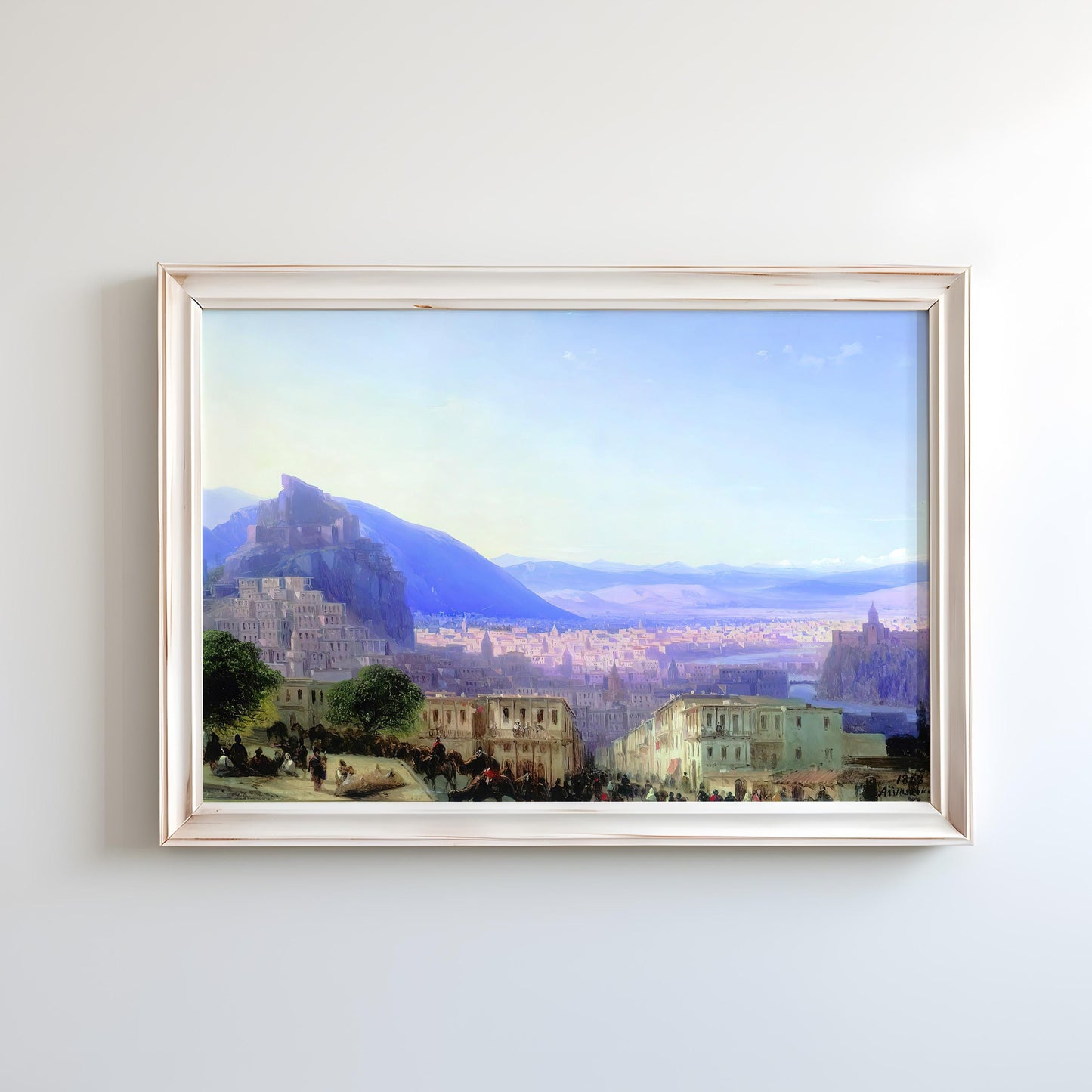 View of Tiflis from Seid-Abaz by Ivan Aivazovsky 1868 | Romantic Art Print (B4100)