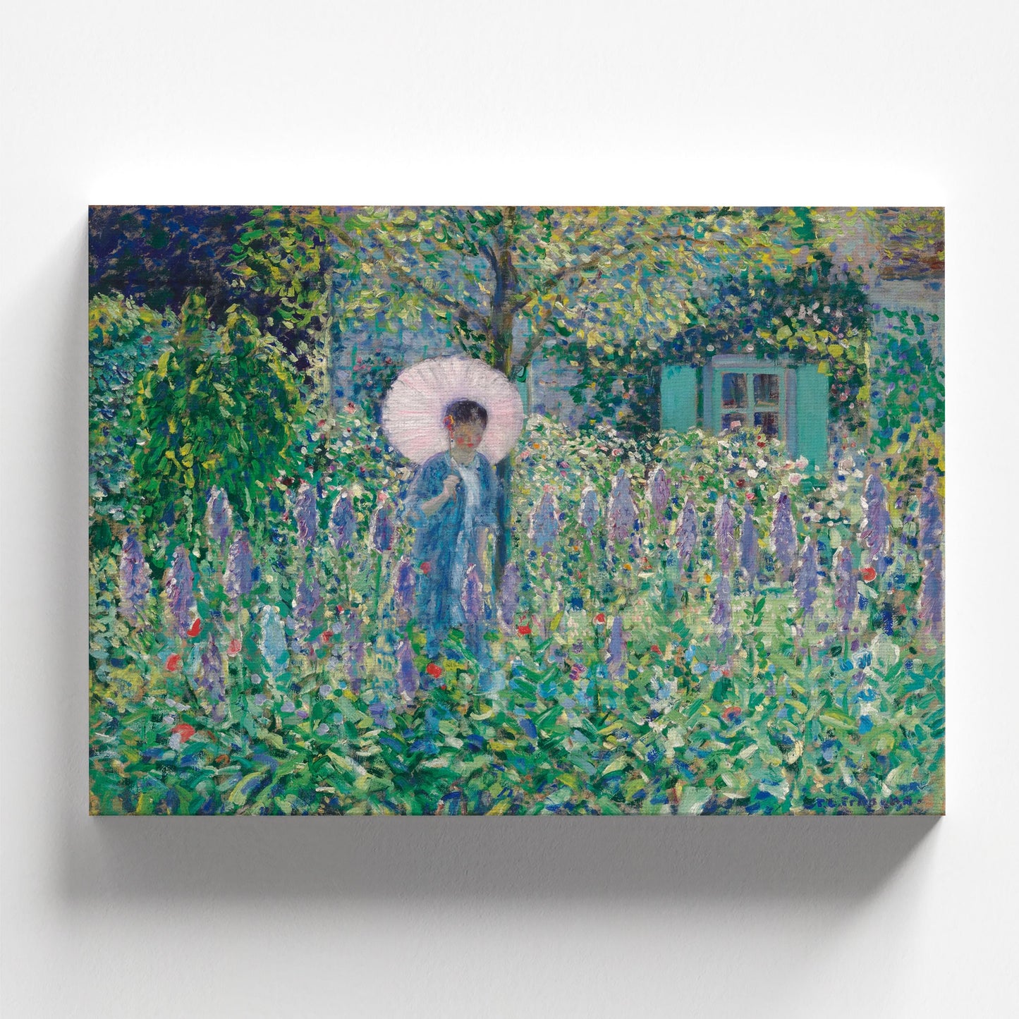 Foxgloves by Frederick Carl Frieseke 1912-13 | Impressionist Art Print (D0149)