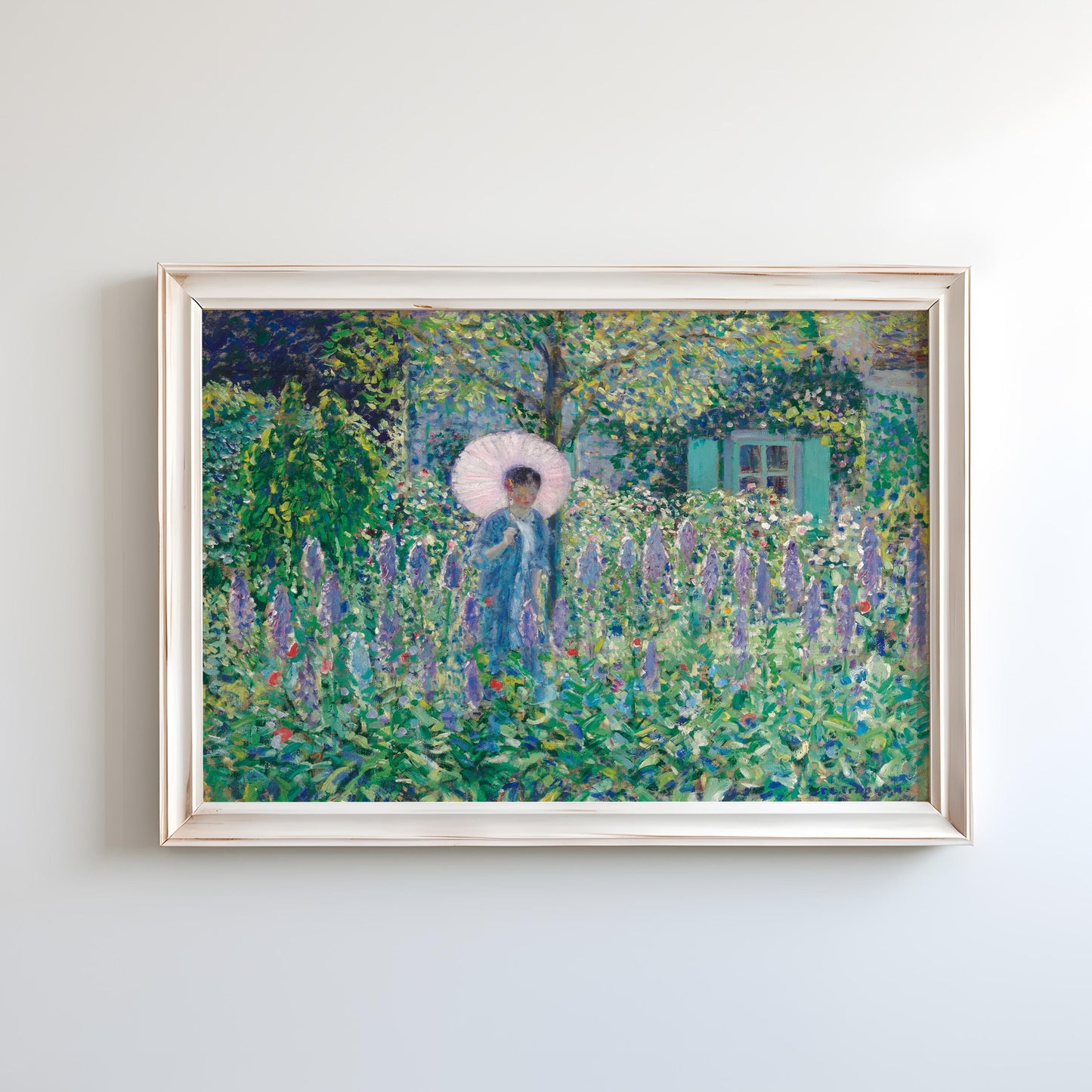 Foxgloves by Frederick Carl Frieseke 1912-13 | Impressionist Art Print (D0149)