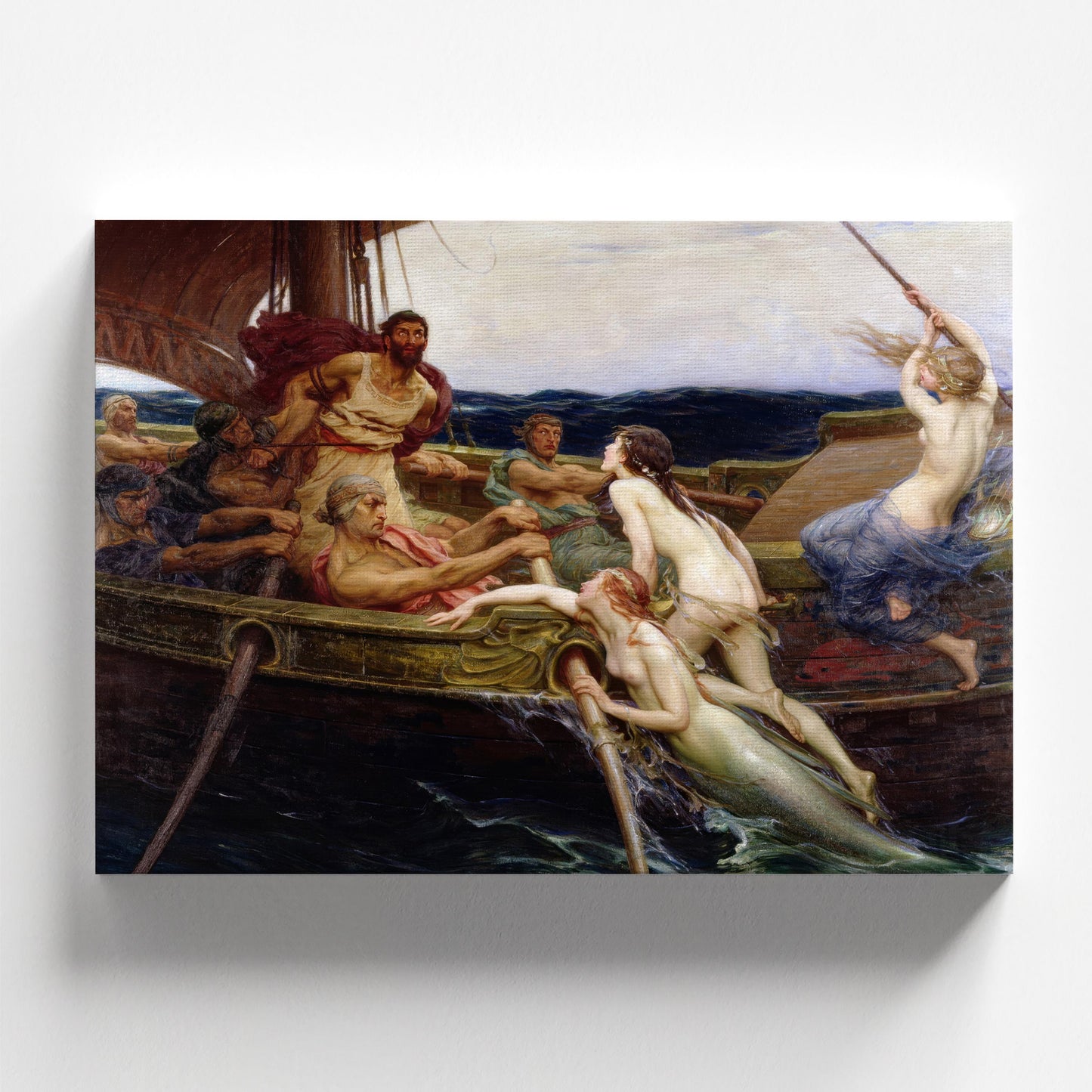 Ulysses and the Sirens by Herbert James Draper c.1909 | Academic Art Print (D0248)