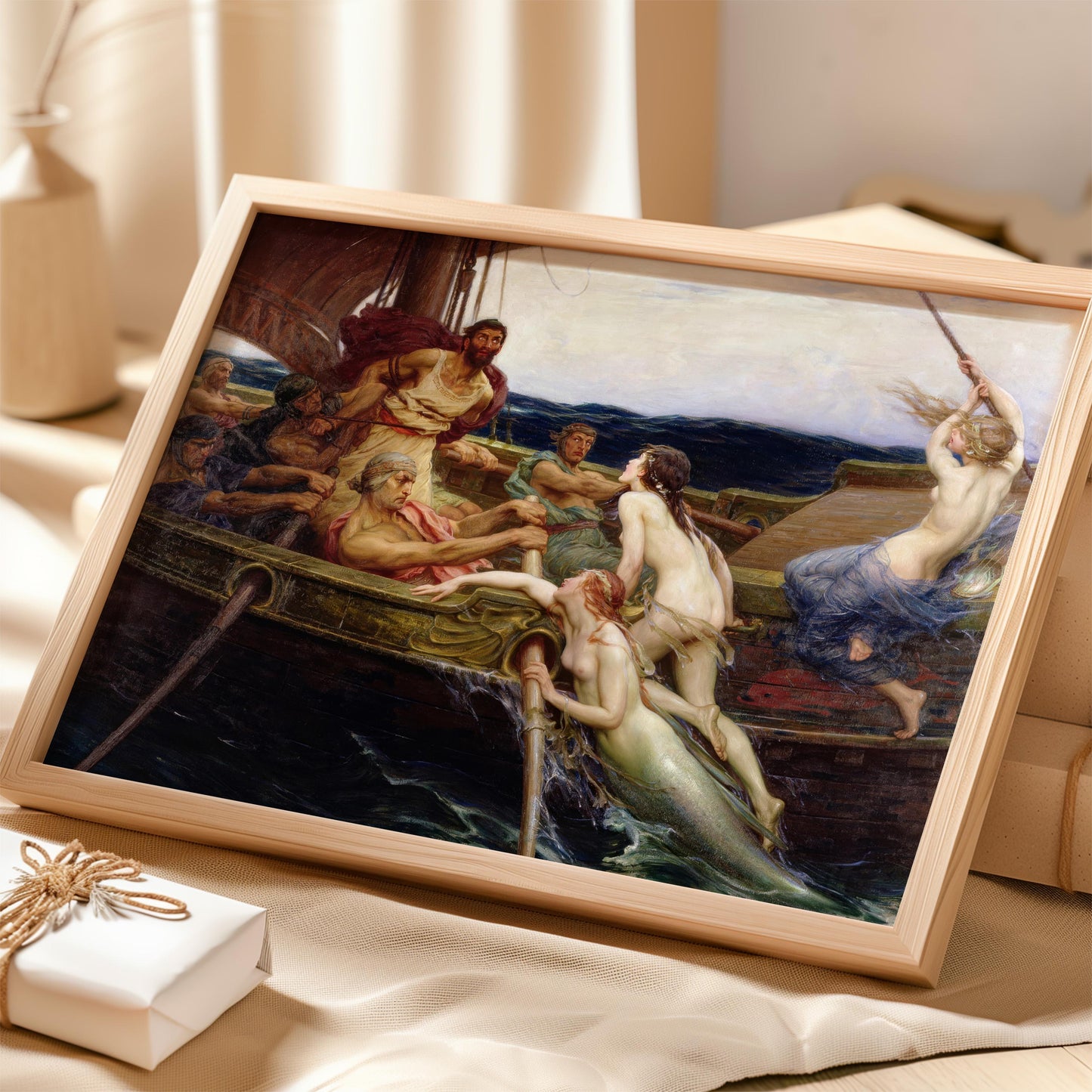 Ulysses and the Sirens by Herbert James Draper c.1909 | Academic Art Print (D0248)