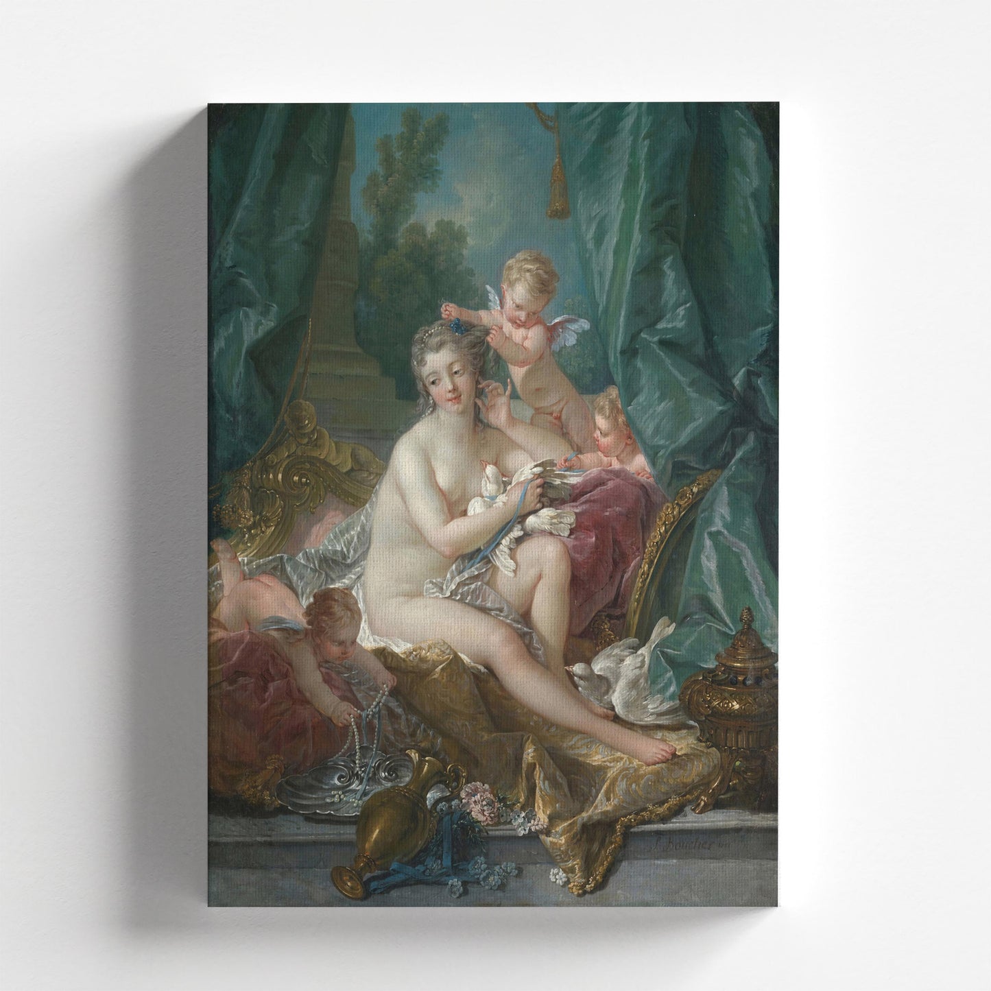 The Toilet of Venus by François Boucher 1751 | Rococo Art Print (B4151)