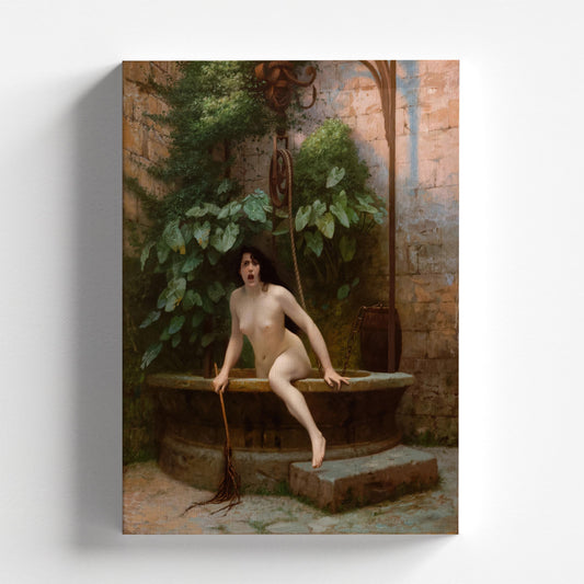 Truth Coming Out of Her Well (La Vérité sortant du puits) by Jean-Léon Gérôme 1896 | Academic Art Print (B4017)