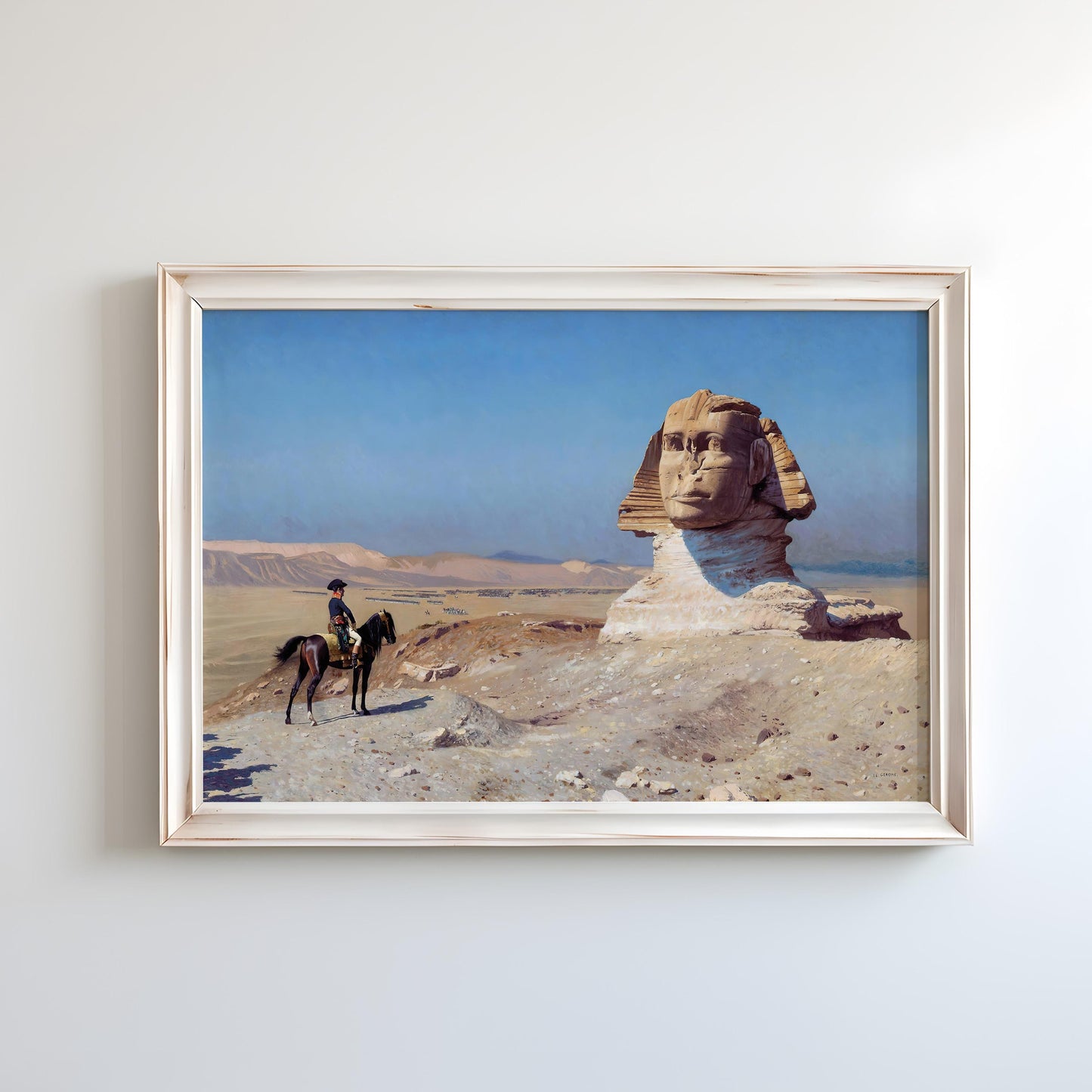 Bonaparte Before the Sphinx by Jean-Léon Gérôme 1886 | Academic Art Print (B4023)