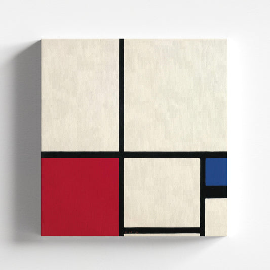 Composition in Colours: Composition No. I with Red and Blue by Piet Mondriaan 1931 | Abstract Art Print (D0439)