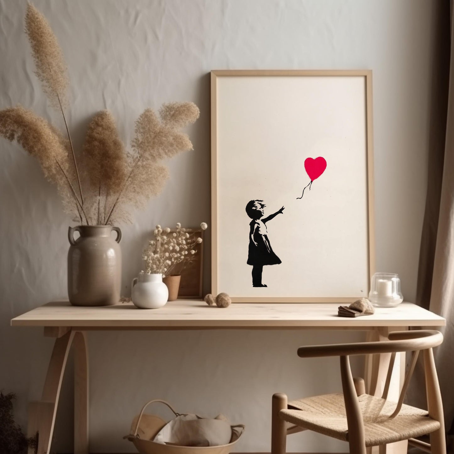 Girl With Balloon by Banksy 2004 | Street Art Print (B7957)