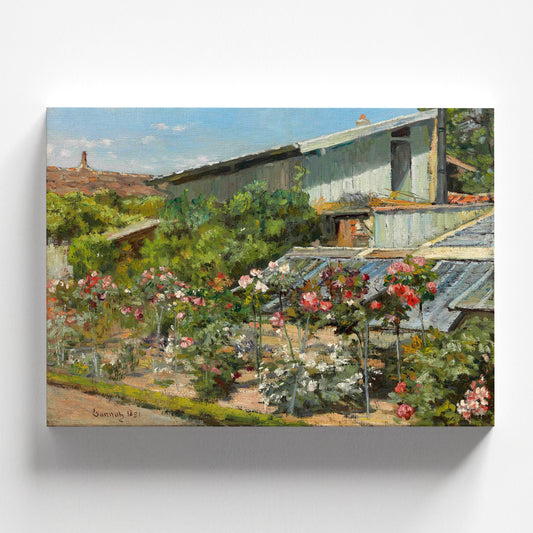 Garden by Robert William Vonnoh 1891 | Impressionism Art Print (D0418)