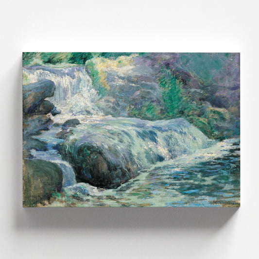 Waterfall by John Henry Twachtman 1895-99 | Impressionism Art Print (D0416)