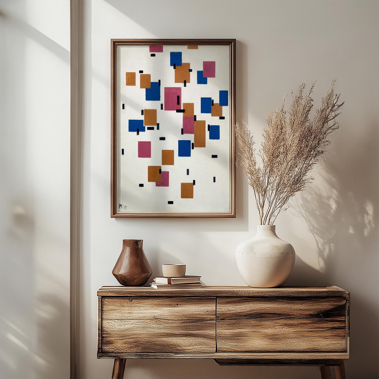 Composition in Colour A by Piet Mondriaan 1917 | Abstract Art Print (D0436)