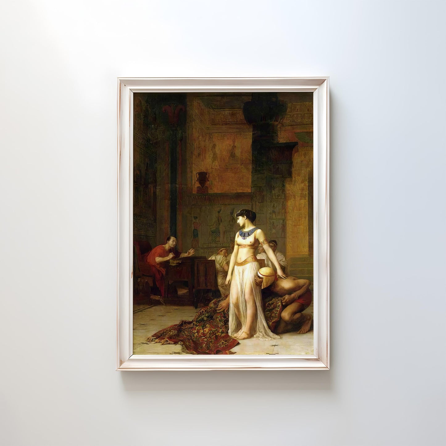 Cleopatra and Caesar by Jean-Léon Gérôme 1866 | Academic Art Print (B4808)