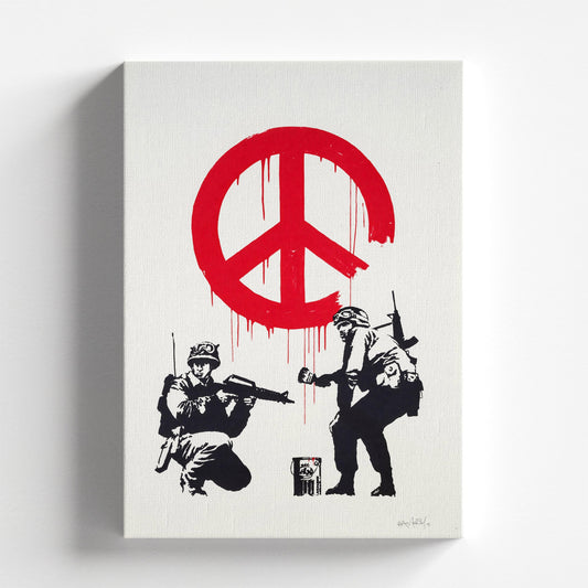 CND Soldiers by Banksy 2003 | Street Art Print (B7963)