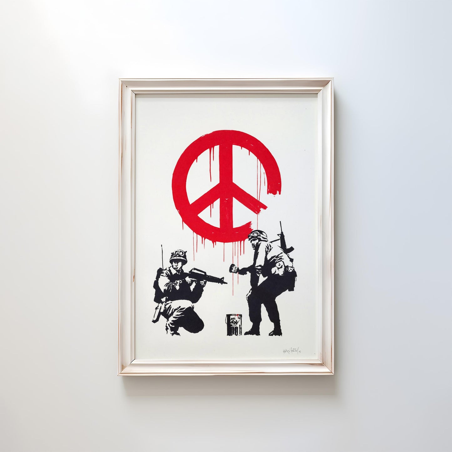 CND Soldiers by Banksy 2003 | Street Art Print (B7963)