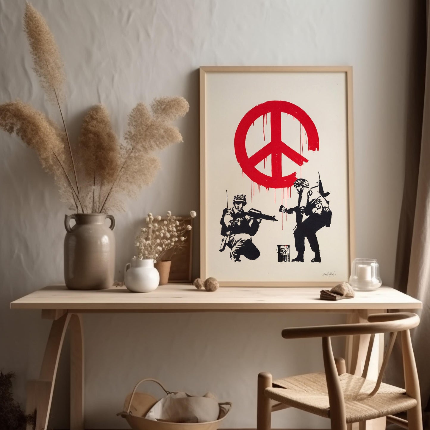 CND Soldiers by Banksy 2003 | Street Art Print (B7963)