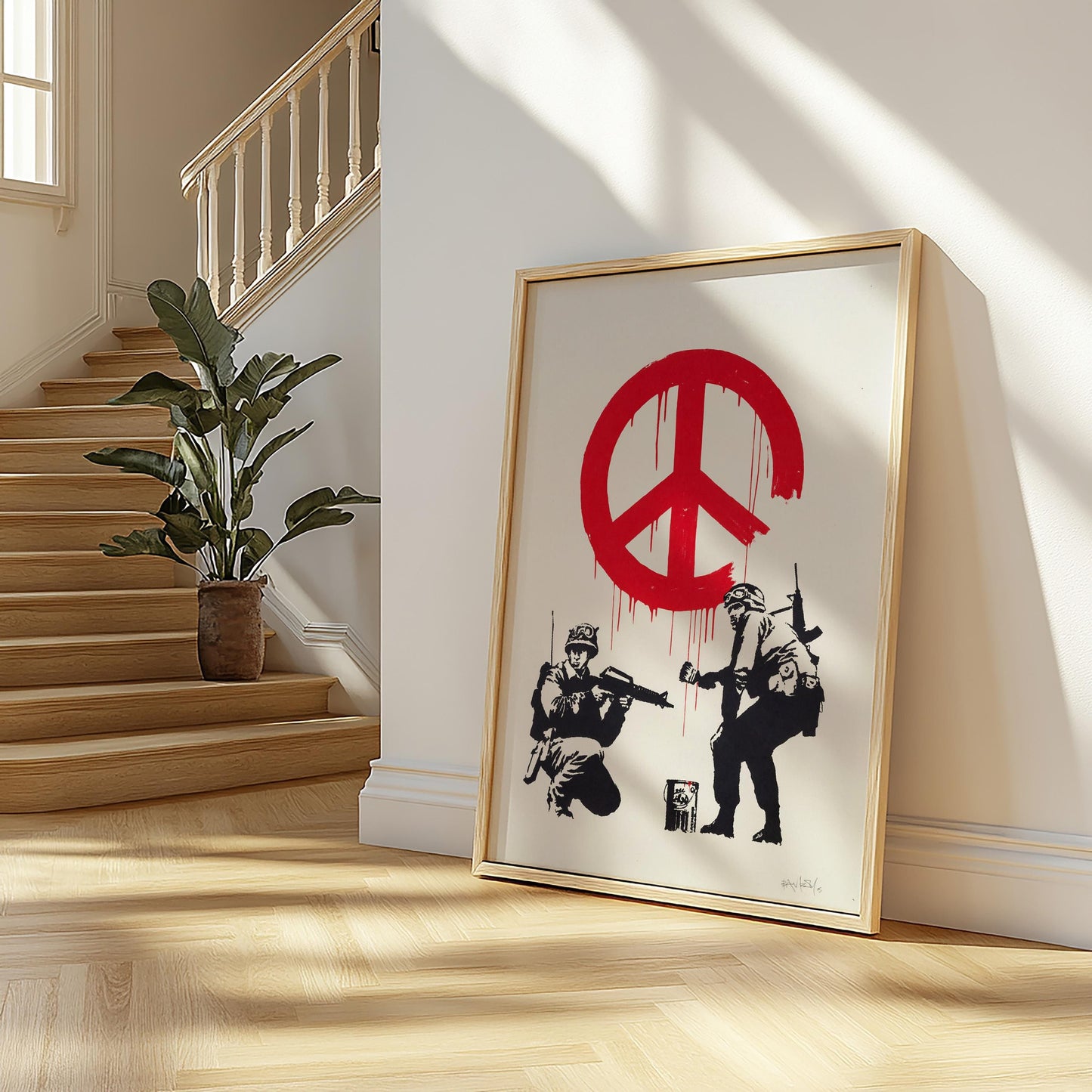 CND Soldiers by Banksy 2003 | Street Art Print (B7963)