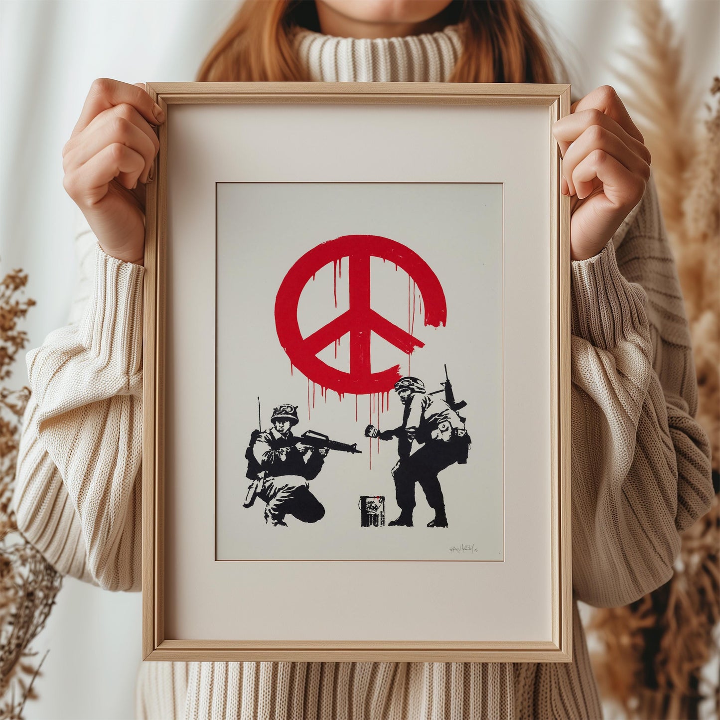 CND Soldiers by Banksy 2003 | Street Art Print (B7963)