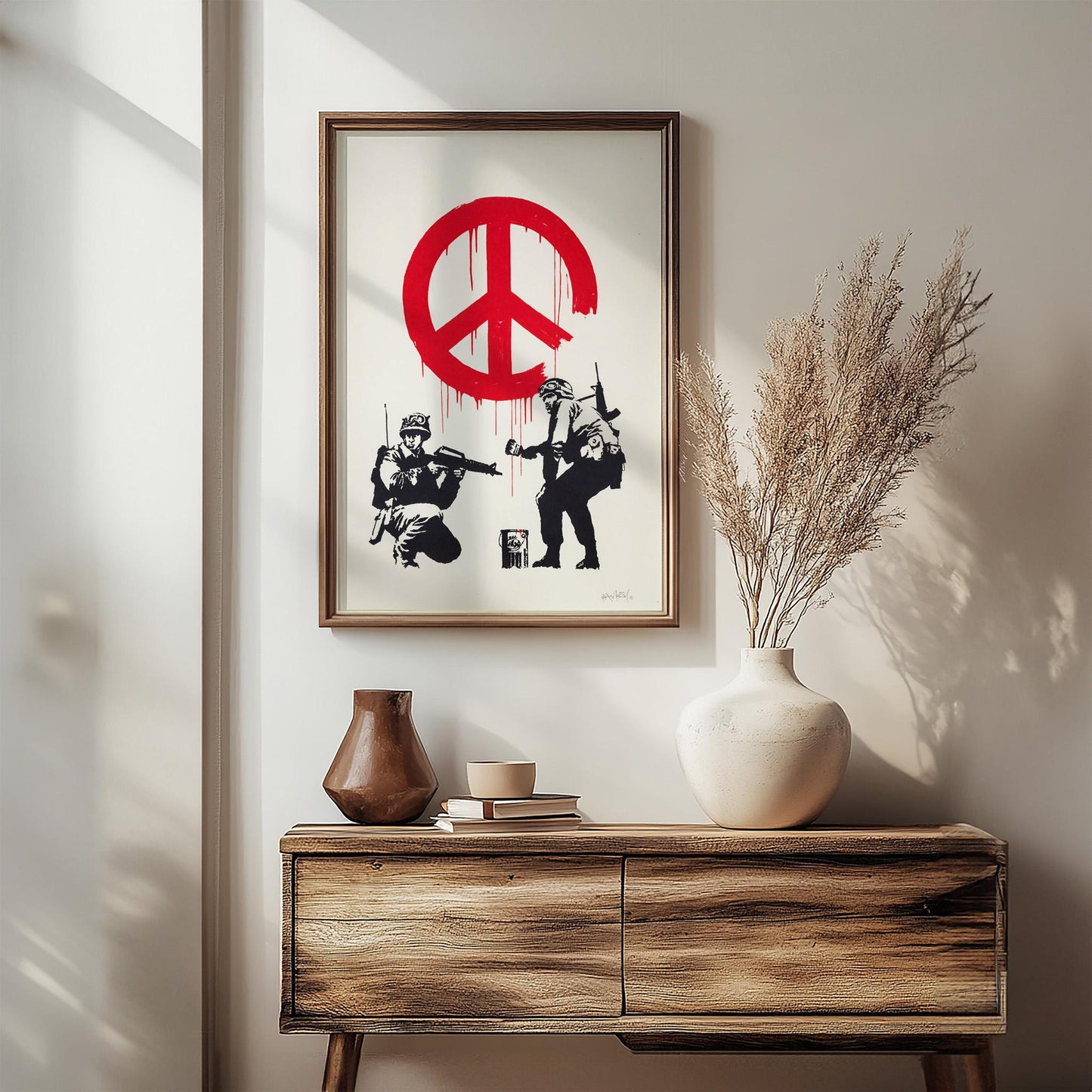 CND Soldiers by Banksy 2003 | Street Art Print (B7963)