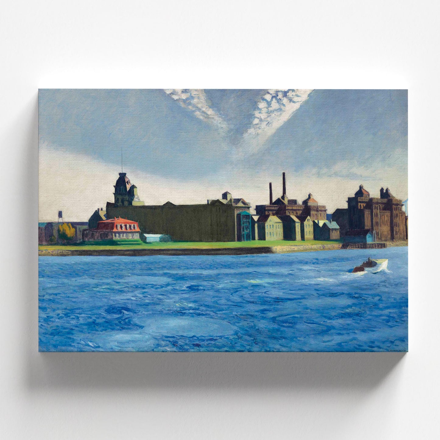 Blackwell's Island by Edward Hopper 1928 | American Art Print (D0428)