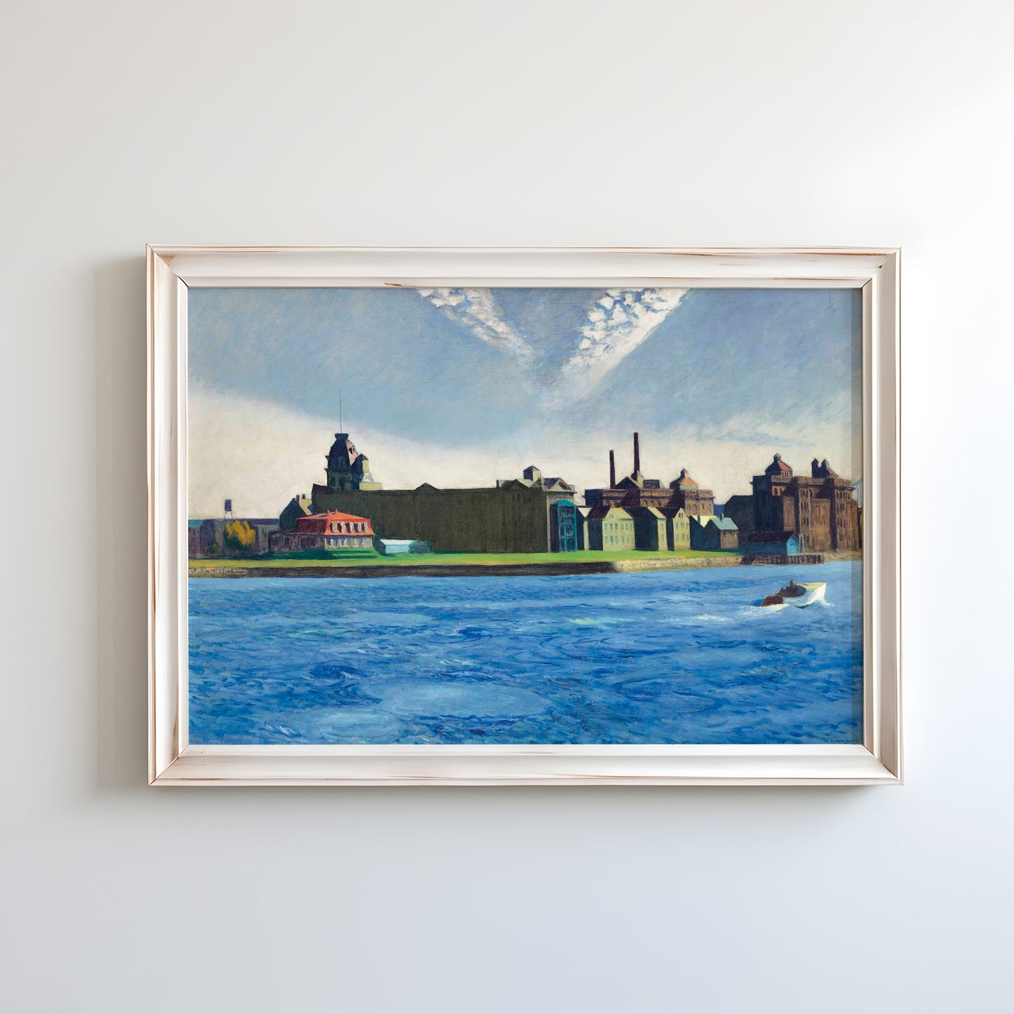 Blackwell's Island by Edward Hopper 1928 | American Art Print (D0428)