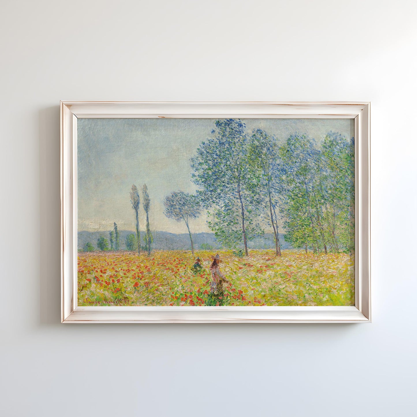 Under the Poplars by Claude Monet 1887 | Impressionist Art Print (D0609)