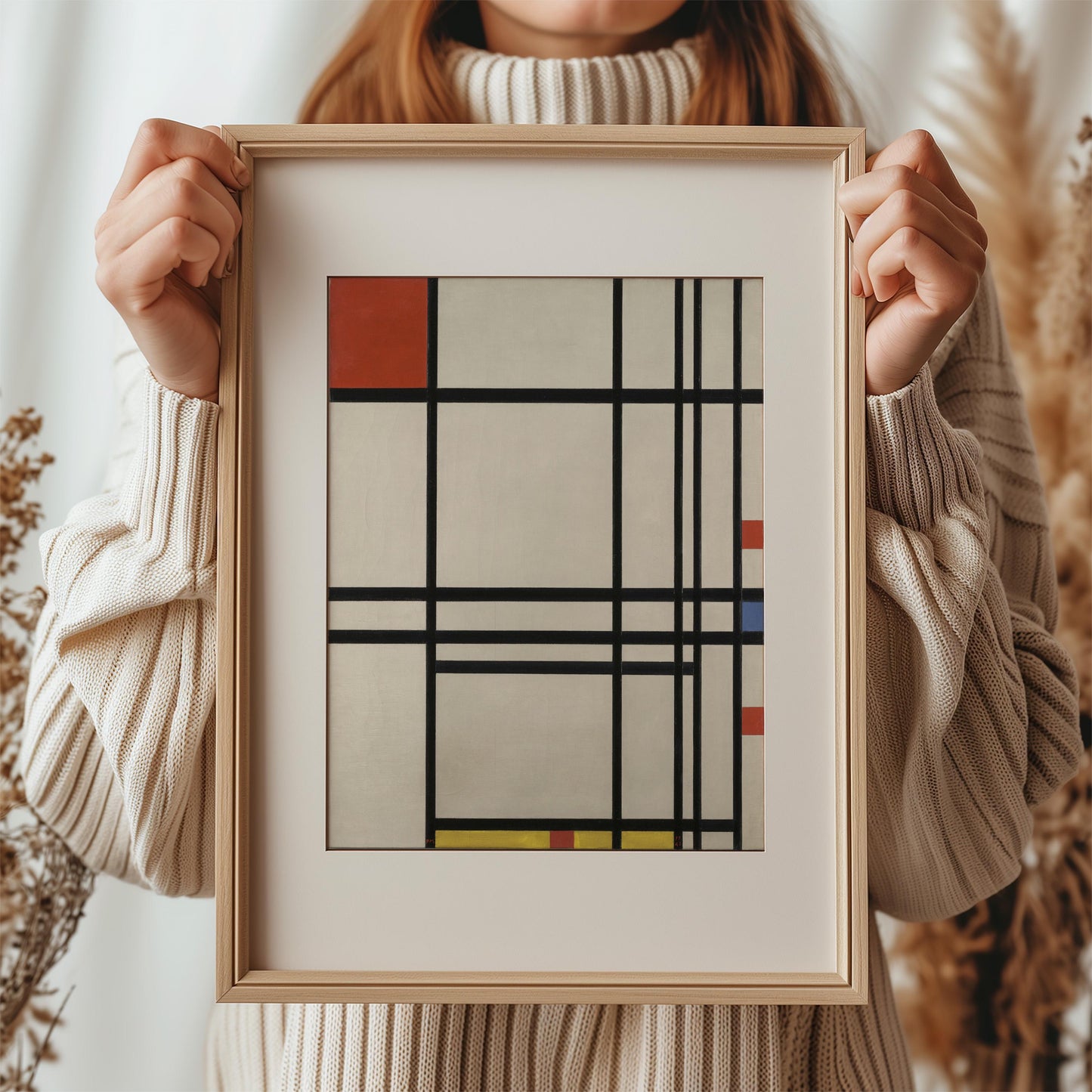 Abstraction by Piet Mondriaan 1939-42 | Abstract Art Print (D0444)