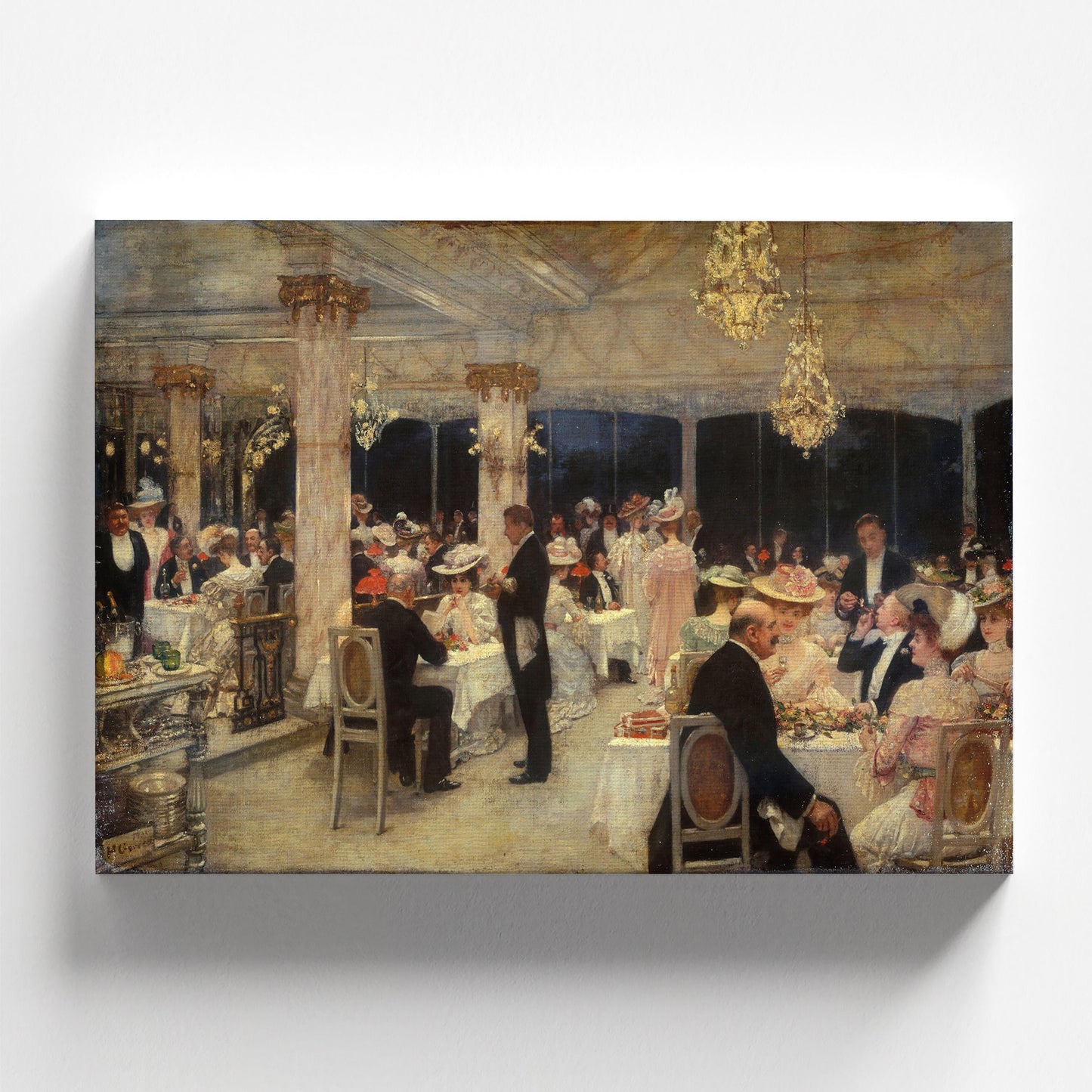 A Grand Prix Evening at the Armenonville Pavilion by Henri Gervex 1905 | Academic Art Print (D0348)