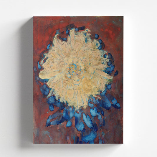 Chrysanthemum by Piet Mondriaan c.1908-09 | Floral Art Print (D0571)