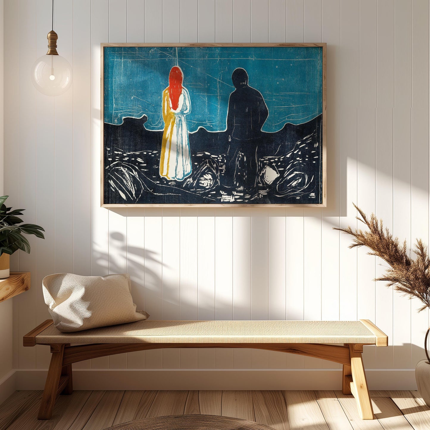 Death and Life by Edvard Munch 1894 | Expressionist Art Print (D0598)