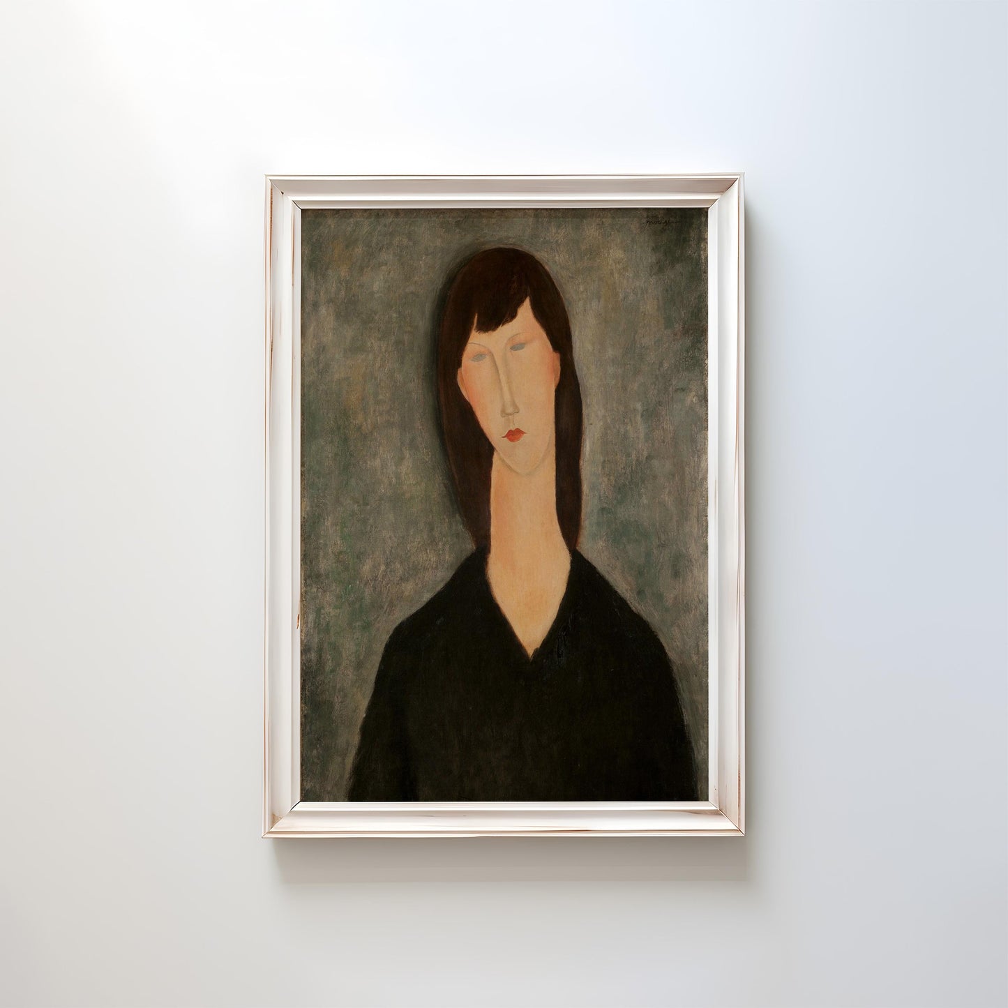 Buste de femme (Busto de mujer) by Amedeo Modigliani 1917-20 | Modern Art Print (D0585)