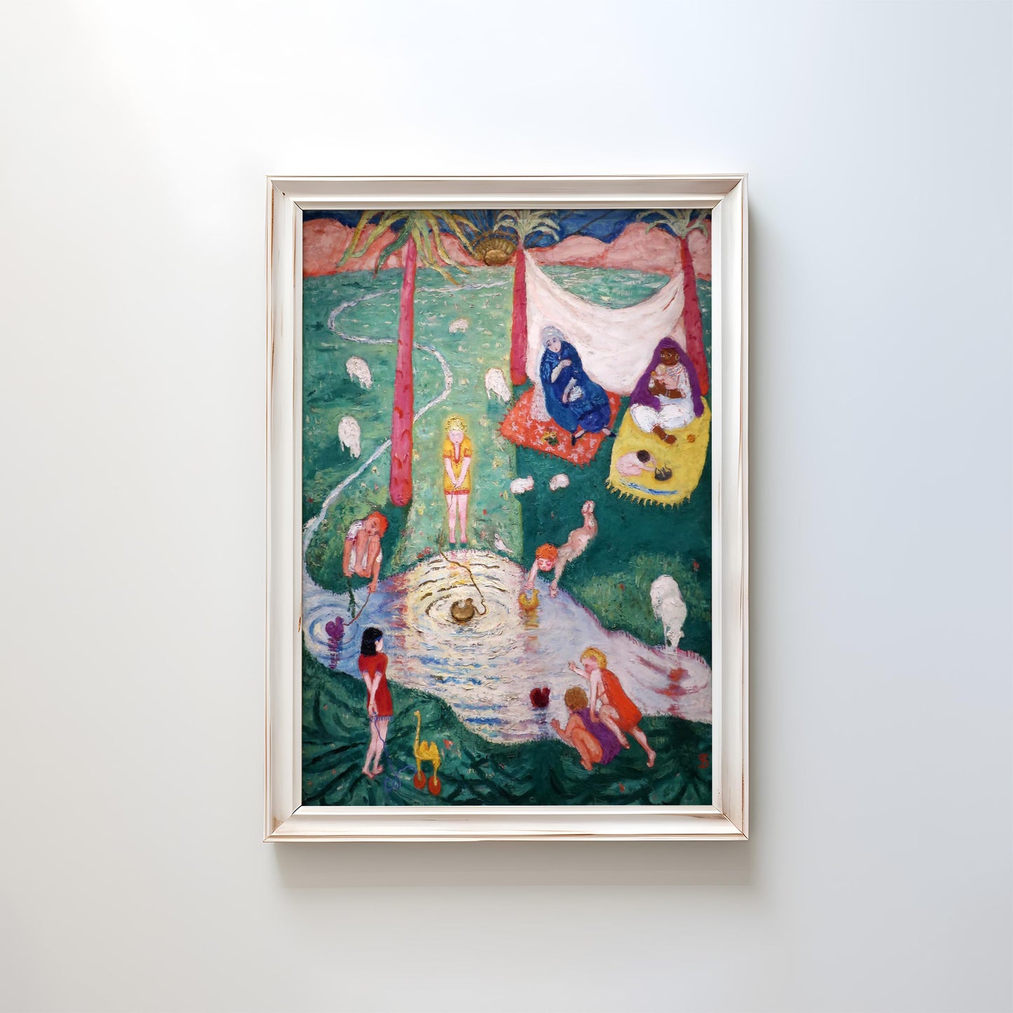 Easter Picture by Florine Stettheimer c.1915-17 | Modern Art Print (D0393)