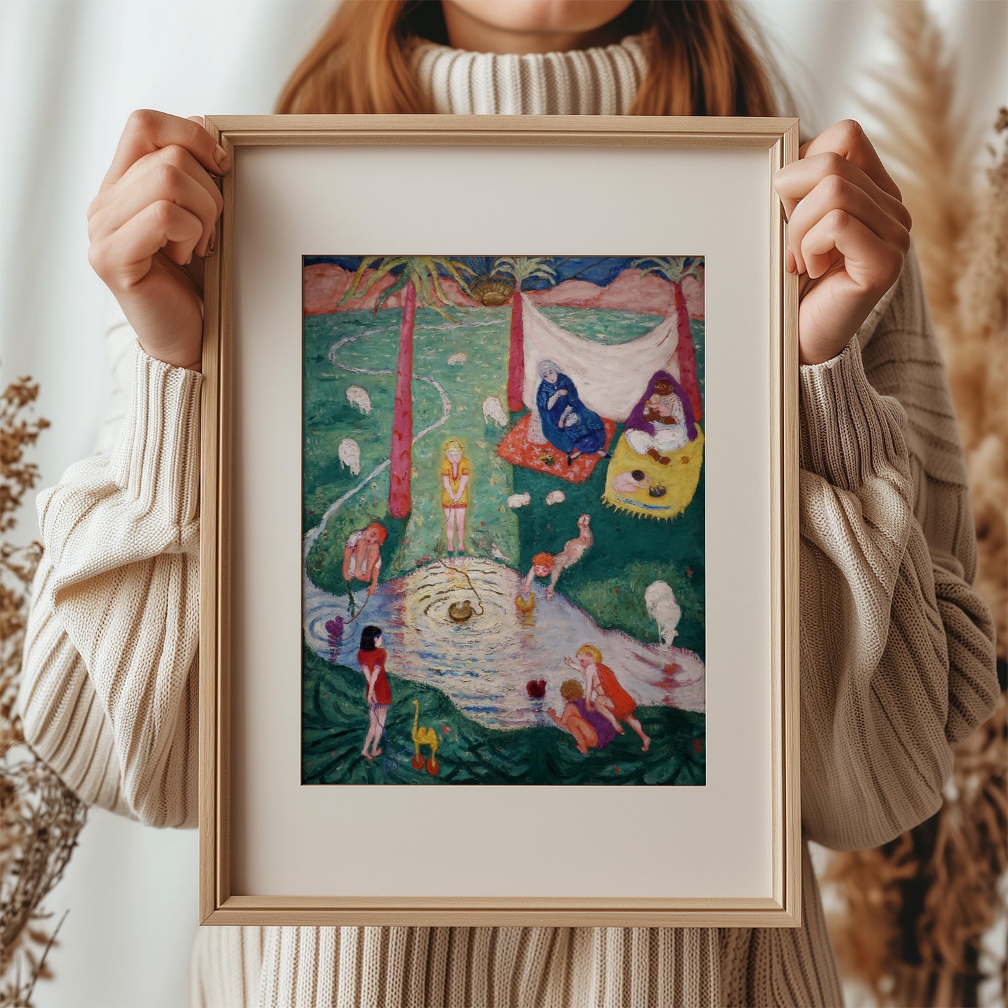 Easter Picture by Florine Stettheimer c.1915-17 | Modern Art Print (D0393)