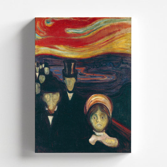 Anxiety by Edvard Munch 1894 | Expressionist Art Print (D0603)