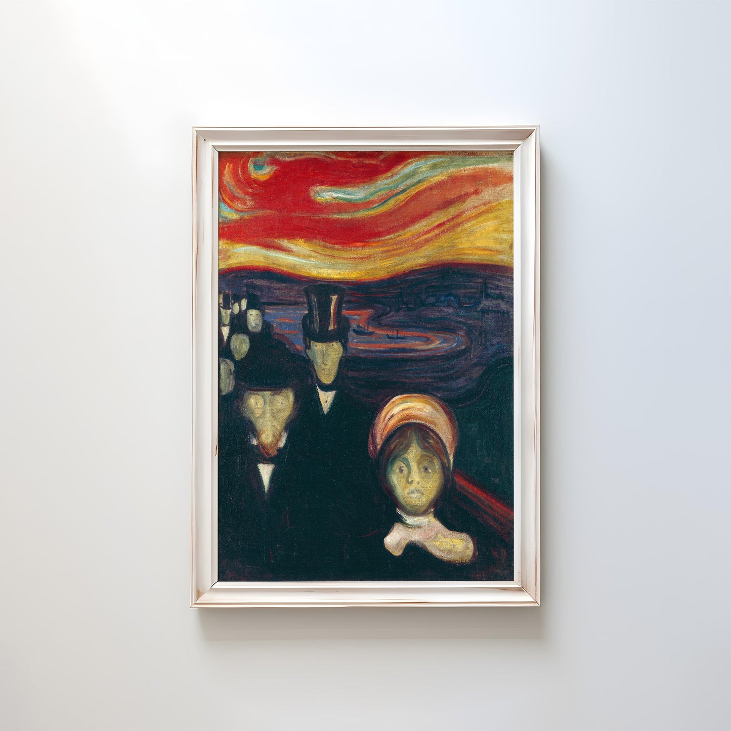 Anxiety by Edvard Munch 1894 | Expressionist Art Print (D0603)