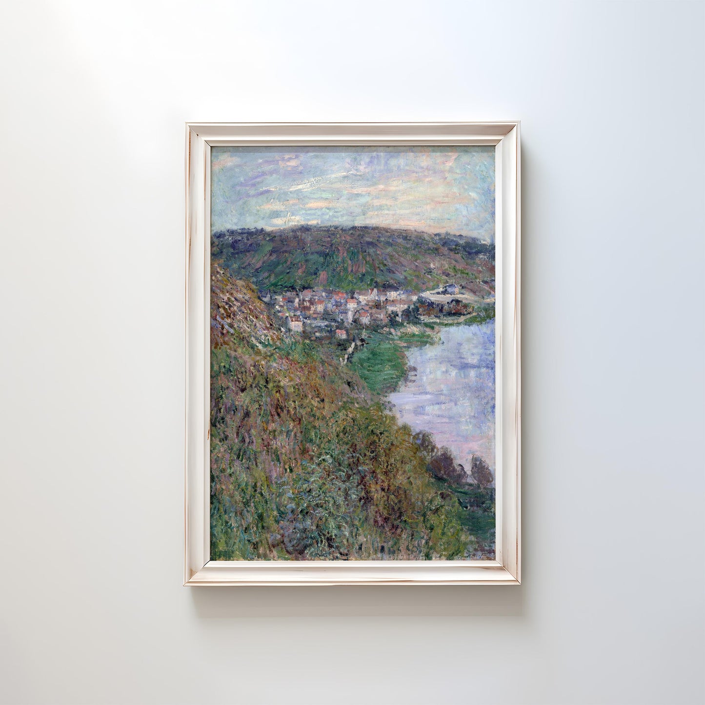 View of Vétheuil by Claude Monet 1880 | Impressionist Art Print (D0614)