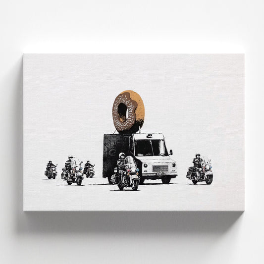 Donuts (Chocolate) by Banksy 2009 | Street Art Print (B7976)