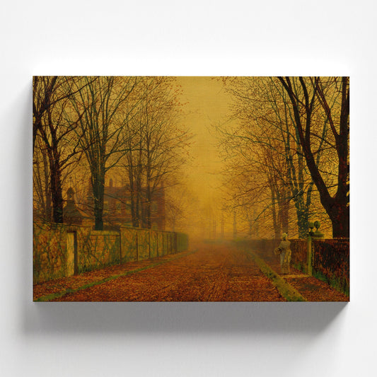 Evening Glow by John Atkinson Grimshaw c.1884 | Victorian Art Print (B4160)