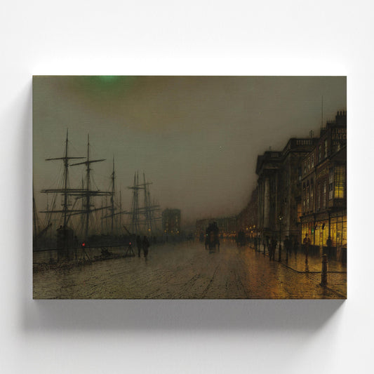 Canny Glasgow by John Atkinson Grimshaw 1887 | Victorian Art Print (B4134)