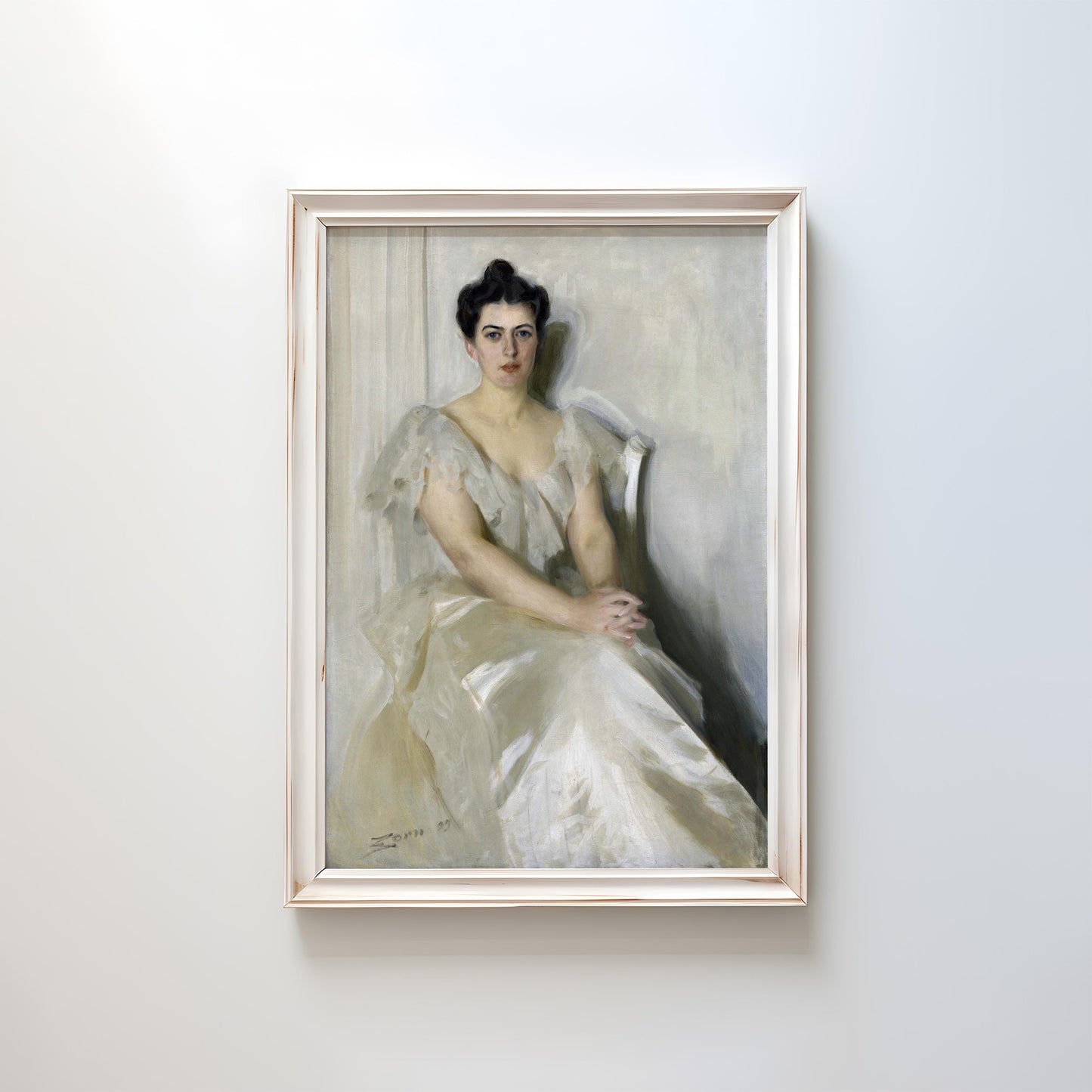 Frances Folsom Cleveland by Anders Zorn 1899 | Swedish Art Print (D0874)