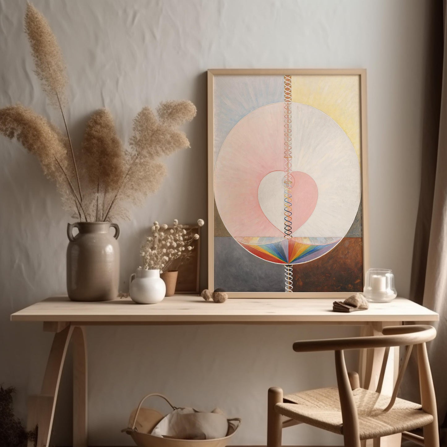 What a Human Being Is by Hilma af Klint 1910 | Abstract Art Print (B4758)