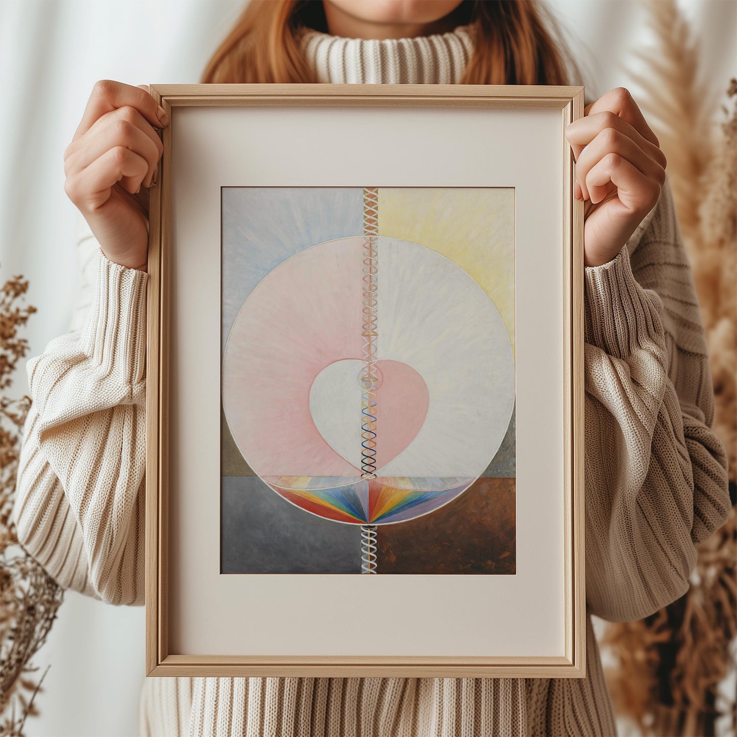 What a Human Being Is by Hilma af Klint 1910 | Abstract Art Print (B4758)