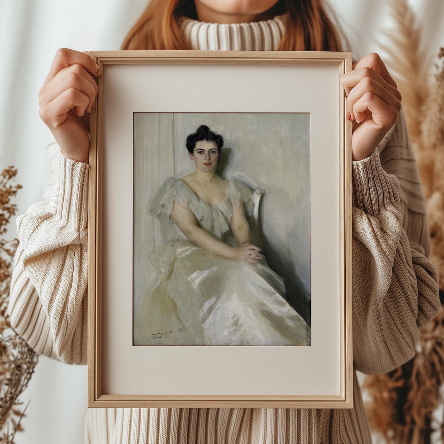 Frances Folsom Cleveland by Anders Zorn 1899 | Swedish Art Print (D0874)