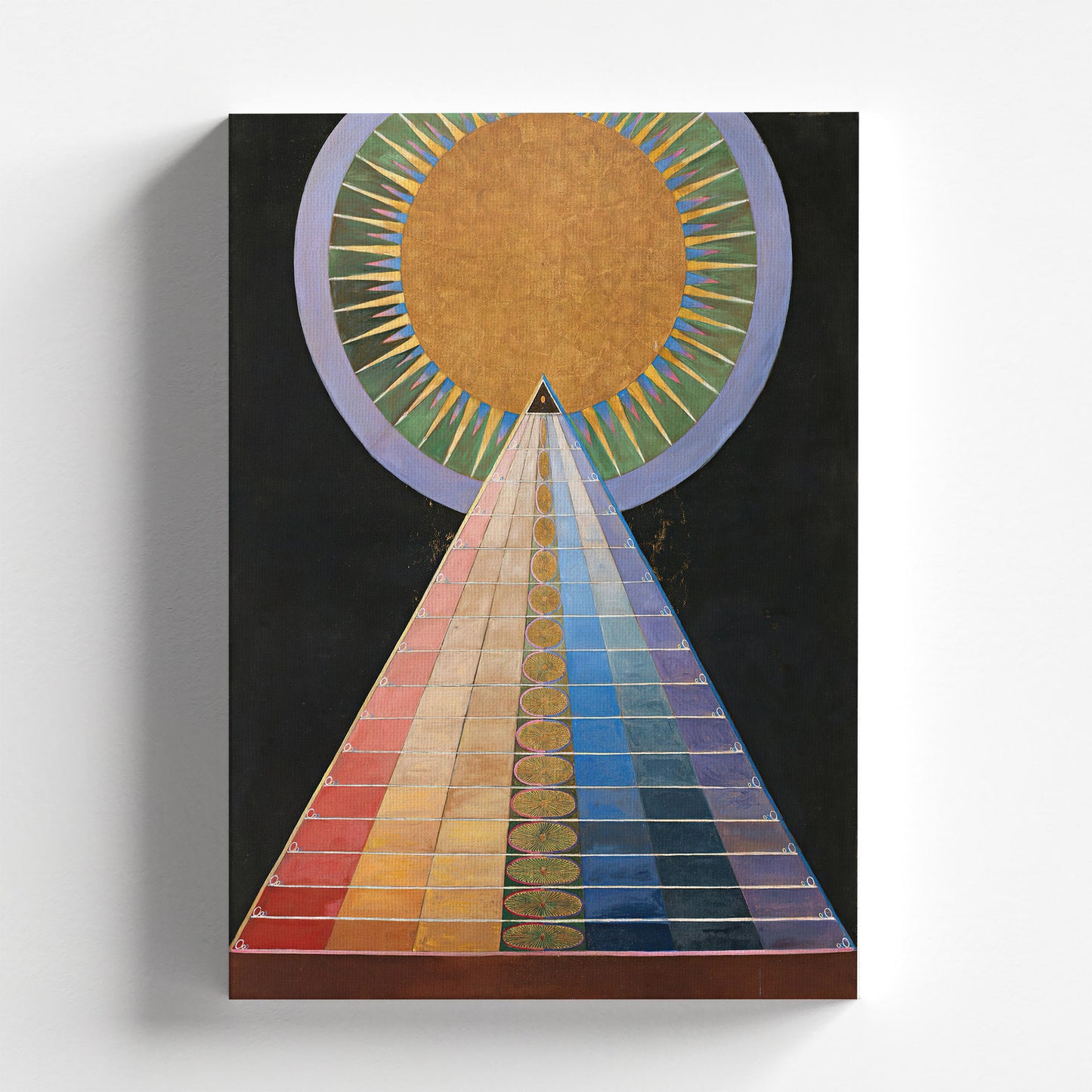 Group X, Altarpiece, No.1 by Hilma af Klint 1915 | Abstract Art Print (B6240)